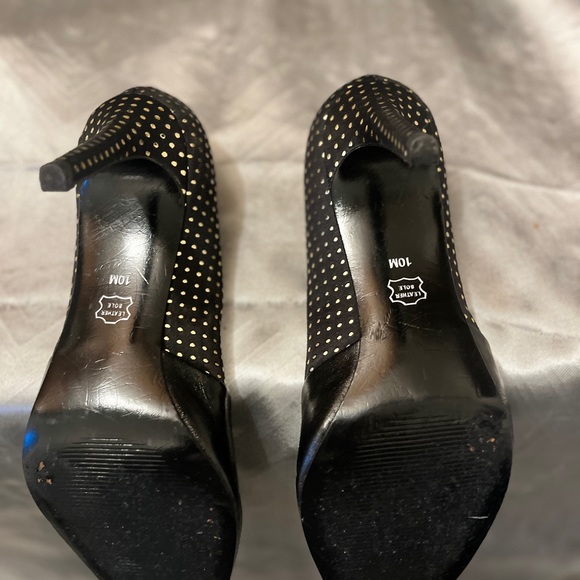 Black Strappy Heels - Picture 2 of 5